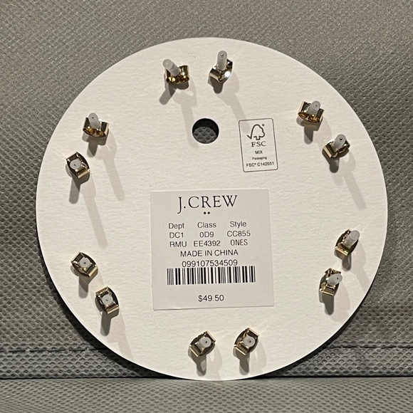 J. Crew Factory Icon Stud Earrings, Set of Six Pair - NWT - Picture 3 of 3